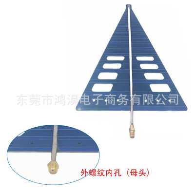UWB specific logarithmic periodic antenna positioning antenn