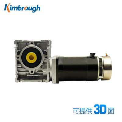 57蜗轮减速刹车无刷电机 100W DC24V 3000RPM 减速比5-80
