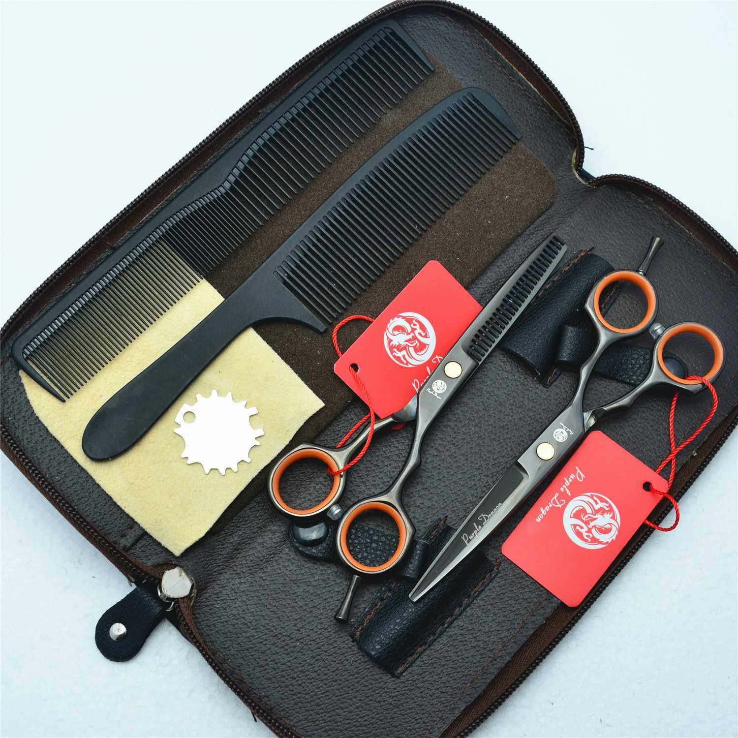 紫龙 5.5寸对称柄美发剪子理发剪刀平剪牙剪刘海打薄黑色套装工具,玩具/童车/益智/积木/模型,垂直悬浮玩具,淘宝优惠券,粉丝福利购,淘宝优惠卷