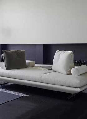 法国ligne-roset写意空间布艺沙发设计师PRADO直排三人位双面沙发