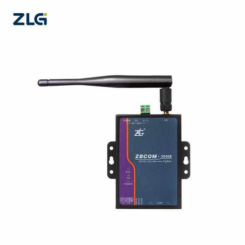 ZLG致远电子 RS232/485/422三合一串口转ZigBee模块ZBCOM-300IE
