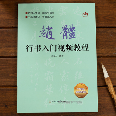 赵孟頫赵体行书入门教程视频教程