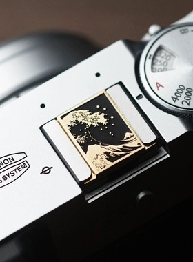 适用于尼康ZF富士X100F/X100V X100VI XT5 XT4XT30快门按钮热靴盖