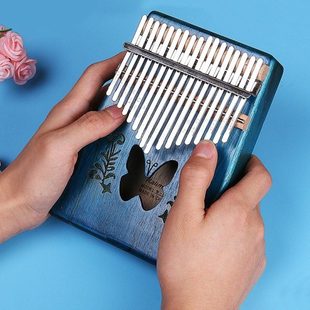 护手卡林巴拇指琴初学者入门17音卡巴林kalimba乐器姆指手指钢琴
