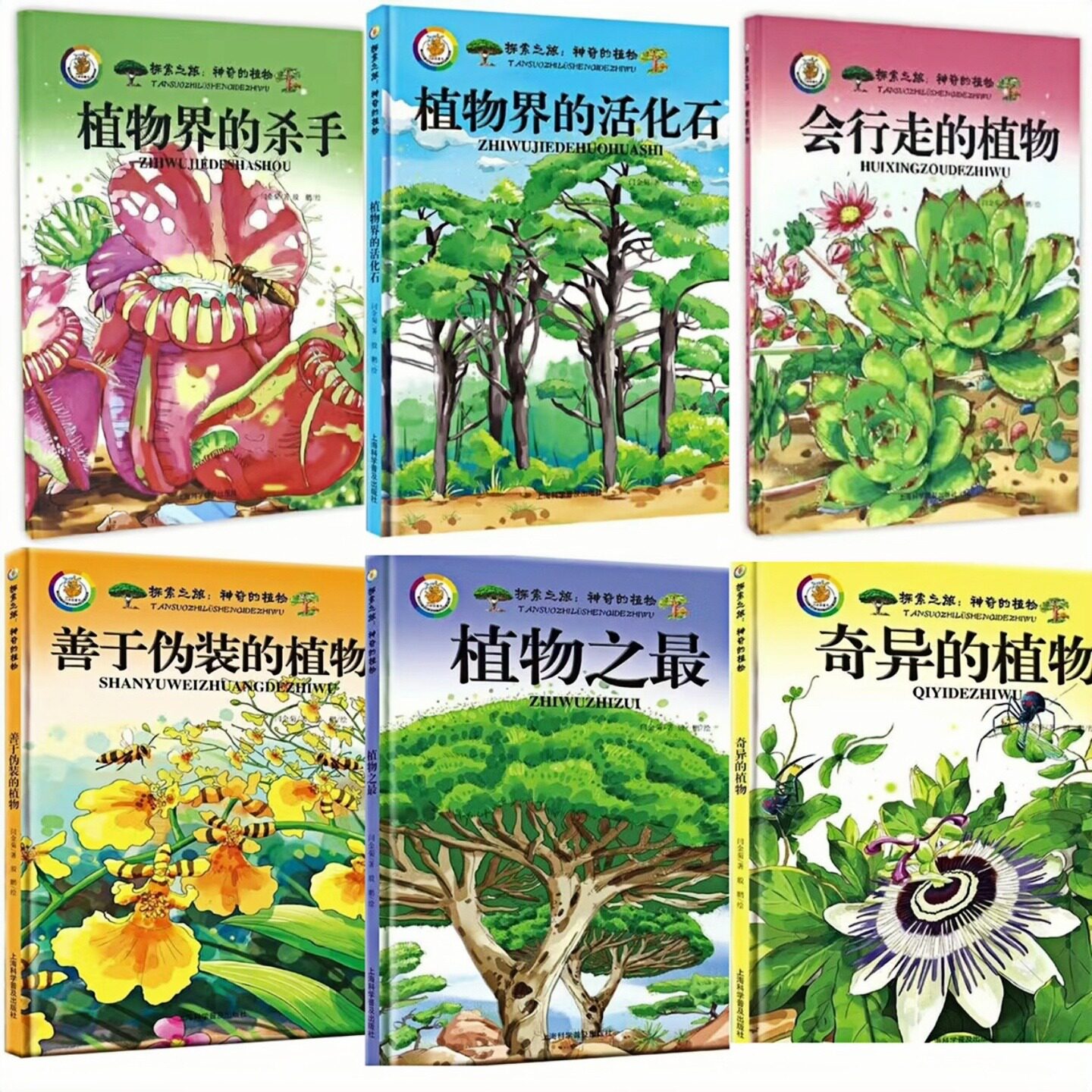 探索之旅神奇的植物精装硬壳绘本
