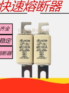 .方管栓连接式快速熔断器熔芯 NGT00C-160熔断器熔芯NGTC00-160A