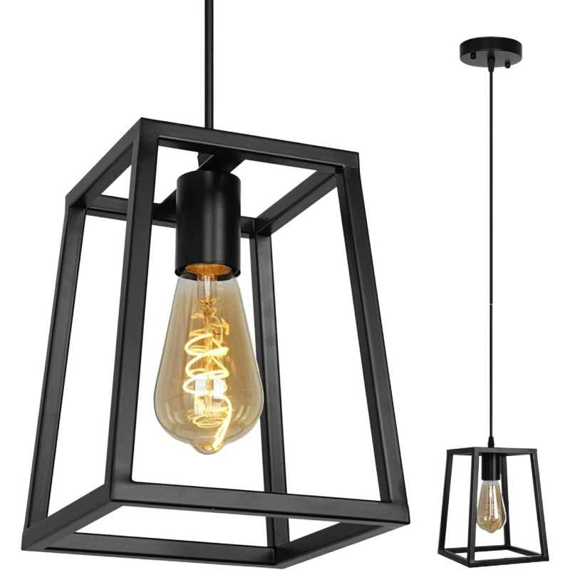 客厅吊灯大气美式乡村工业风复古厨房过道门厅楼梯卧室餐厅吧台灯