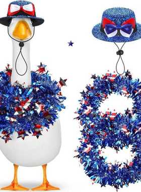 Christmas Halloween Goose Outfits Including 2 Pcs Garlands