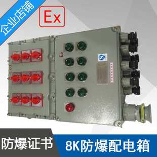 1进8出防爆动力检修开关箱BXMD51BXMD58 8K防爆照明动力配电箱IIB