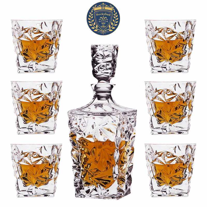 欧式创意 威士忌洋酒杯套装高档钻石水晶玻璃酒樽酒具酒瓶高级感,电子元器件市场,其它元器件,淘宝优惠券,粉丝福利购,淘宝优惠卷