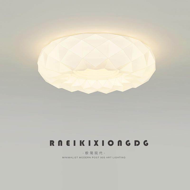 卧室灯房间灯具简约现代led吸顶灯创意几何女孩儿童房客厅灯北欧