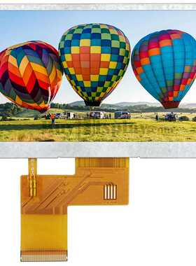 4.3寸IPS全视角TFT彩屏/480x272点阵//高亮度阳光下可视