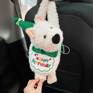 汽车内饰车载纸巾盒创意可挂式纸巾袋汽车椅背装饰抽纸盒收纳盒