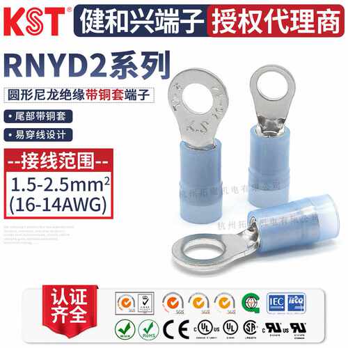 KST健和兴RNYD2-3.2/6/8/10 RNYDM2-3.7 RNYDS2-4 RNYDL2-5端子