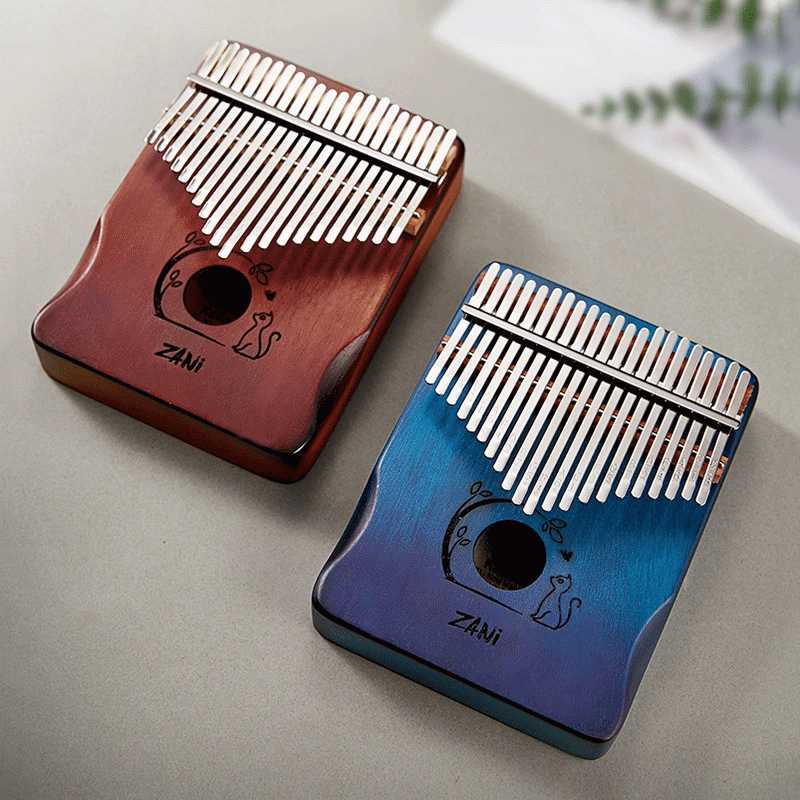 zani拇指琴21音卡林巴琴kalimba拇指琴桃花芯单板手指琴乐器