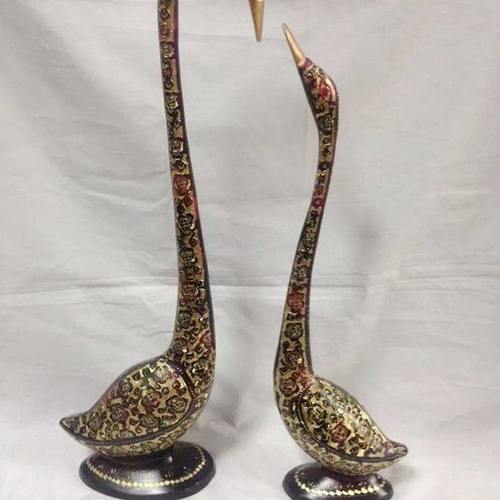 大版情侣天鹅 巴基斯坦铜器 铜天鹅