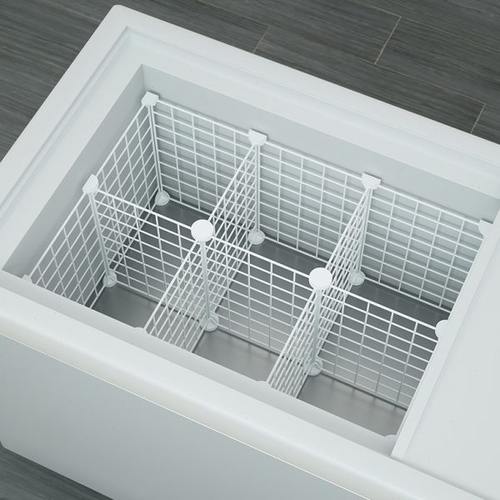 冰柜隔断分格分隔栏隔板隔层置物架家用收纳神器冷柜里面的分层架