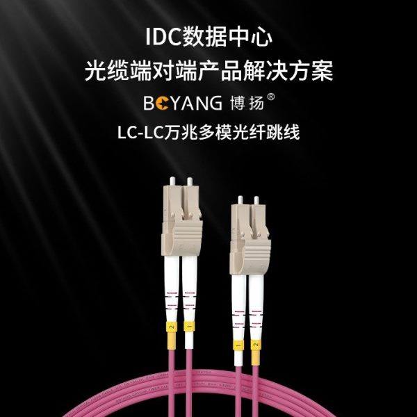 博扬（BOYANG）万兆光纤跳线 30米LC-LC多模双工（50/1252.0)机
