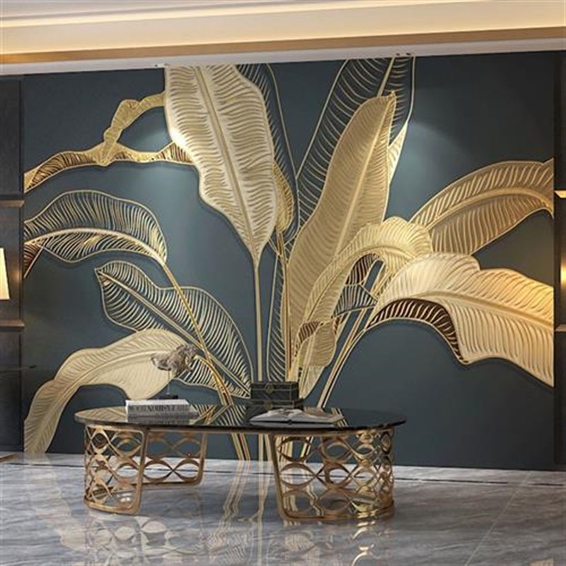 2021年新款电视背景墙壁纸客厅沙发墙布装饰影视墙壁画3Zd自粘墙