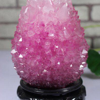 明矾晶体奇石工艺品家居博古架摆设客厅教师节办公室生日礼物摆件