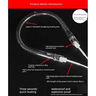 小太阳发热管取暖器灯管圆形通用u型配件电暖扇烤火炉鸟笼电火盆