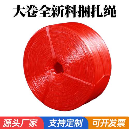 塑料绳塑料捆扎绳打包绳拉枝绳打捆绳撕裂膜尼龙绳包装绳封口绳