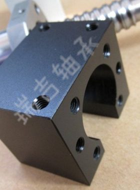 滚珠丝杆螺母座 转换块 黑色开口式安装座HD12/16/20/25/32固定坐