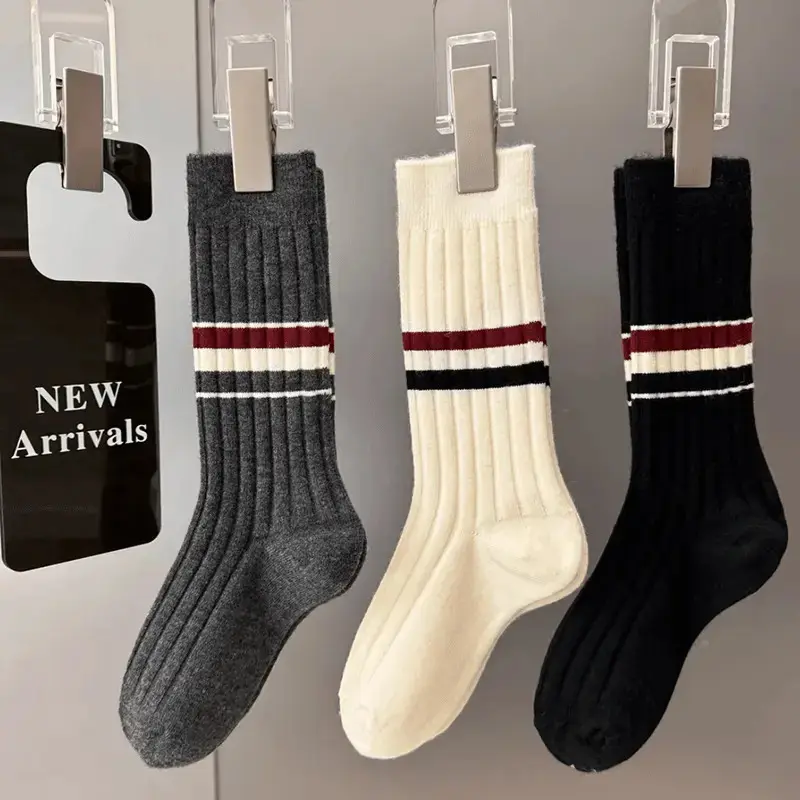 【下单立减50】冬季保暖设计款搭鲨裤百搭高级中筒堆堆袜KF