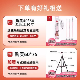 数字油画复杂2024新款卡通diy填色画画手工填充有难度油彩大尺寸