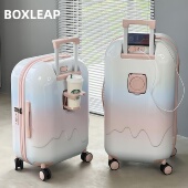 高颜值行李箱26寸抗摔20寸登机超轻拉杆箱24密码 箱渐变色旅行箱