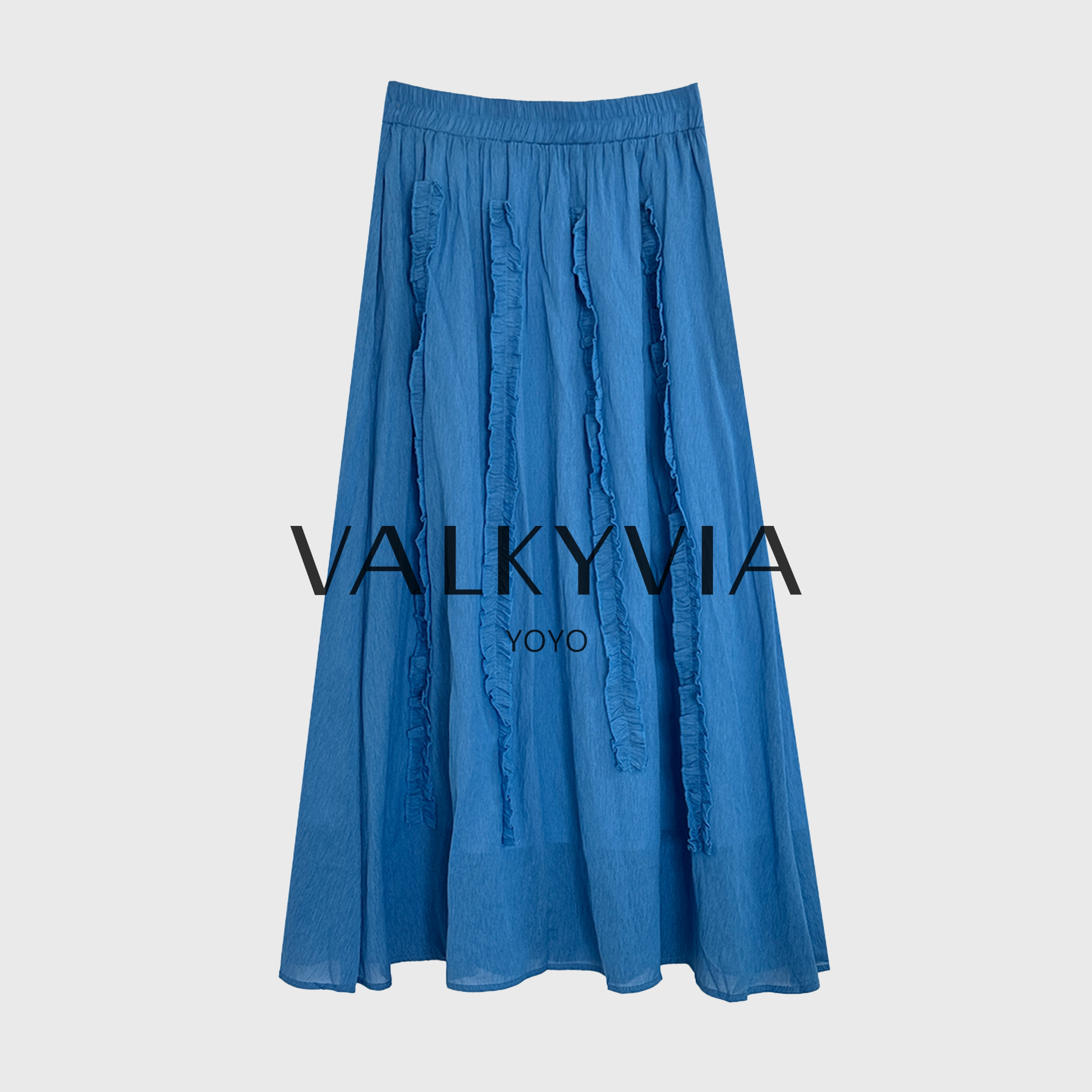 【Valkyvia/悠悠奢品】半身裙洋气宽松慵懒时尚女款长款气质夏季