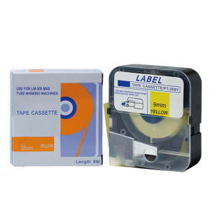 适用MAX线号机LM370/380/390贴纸LM PT/TM-TP312W/309W/Y标签带