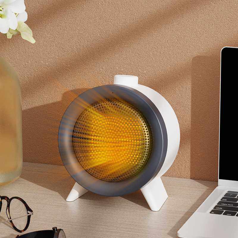 跨境取暖器家用迷你暖风机暖脚智能加热办公室宿舍静音桌下小太阳