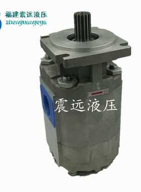 CB-KP40/32/ 徐工吊车齿轮泵双联液压泵双联齿轮泵 左旋平键QY8