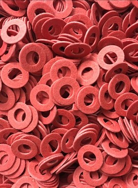 绝缘垫圈 绝缘f介子 红色平垫 红钢纸垫片 M2/M2.5/M3/M4/M5/M6..