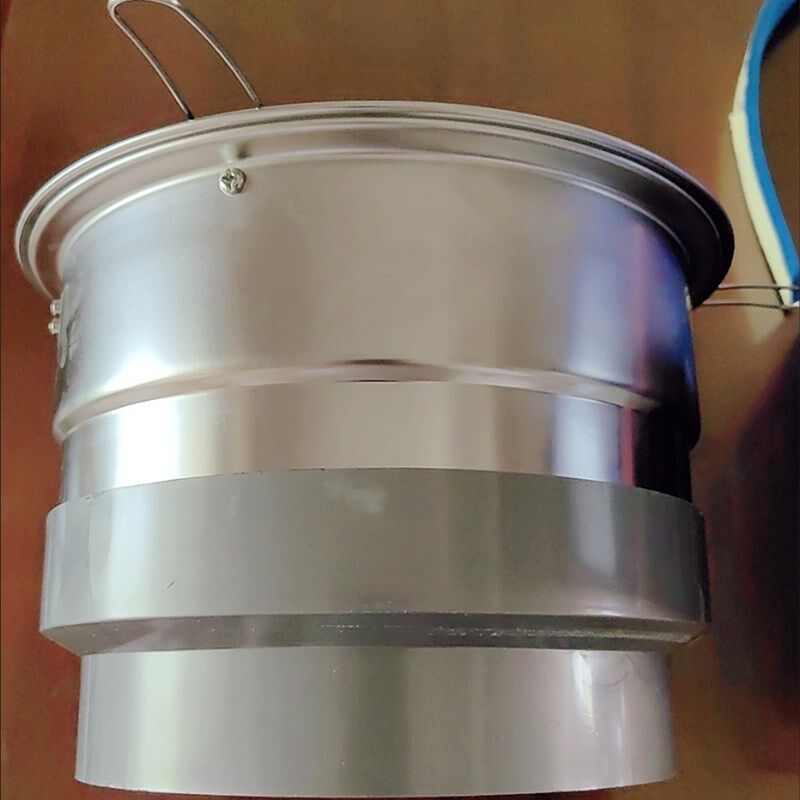 老宏不锈钢防火止逆阀公共烟道防味器抽油烟机防烟宝通用型防烟阀