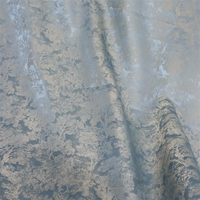 发财树/27姆米真丝提花重缎40幅70桑蚕丝30植物丝衬衫裙子黑面料