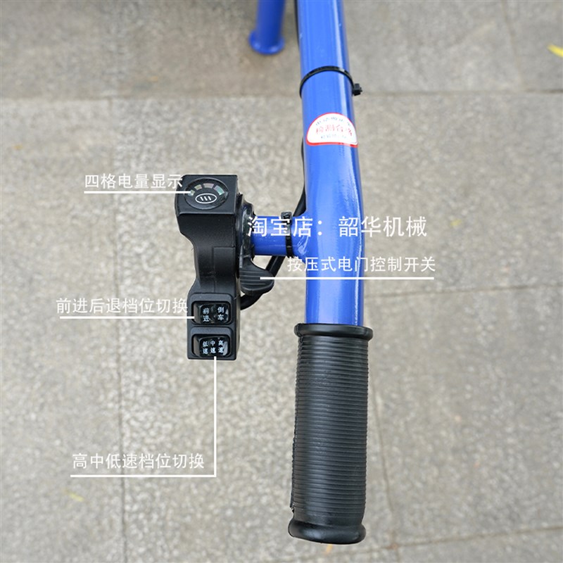 电动鸡公车农用独轮手推车家用双轮搬运车新款果园爬坡运输小推车