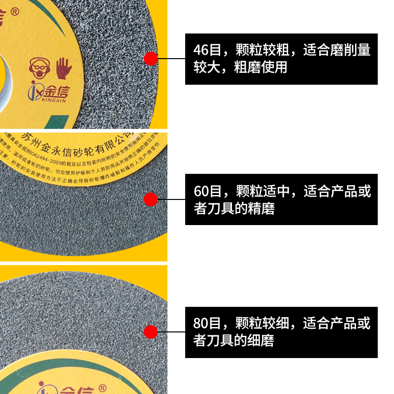 金信砂轮机砂轮片250*25*32白刚玉台式绿碳磨S刀机砂轮磨钻头车刀