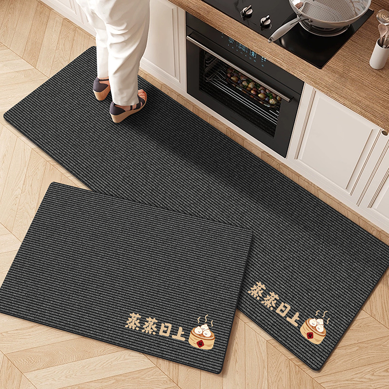 2024新款厨房地垫专用防v滑防油耐脏免洗脚垫硅藻泥吸水速干地毯