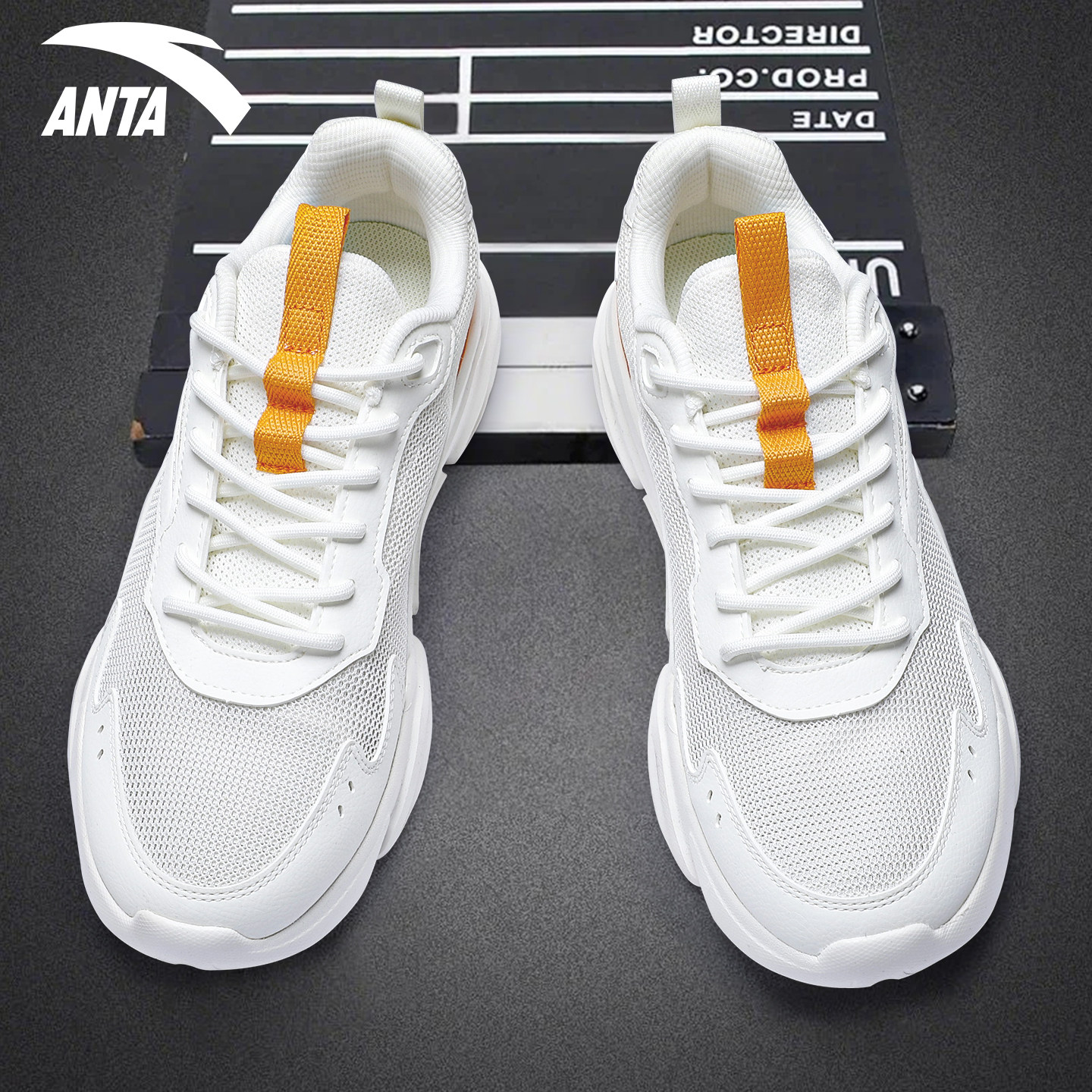 安踏运动鞋青少年鞋子男鞋2026夏季新款网面透气跑步鞋男士休闲鞋