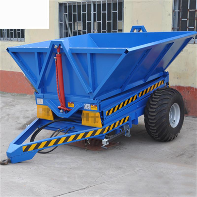 农用2吨液压自卸拖车升降式椰子拖车液压升降拖车拖拉机挂车