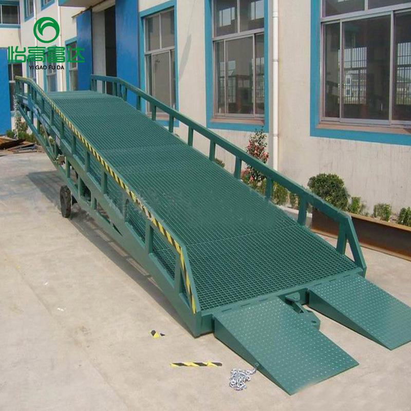 移动式登车桥8-10吨叉车地牛斜坡道仓储物流货车集装箱装卸货平台