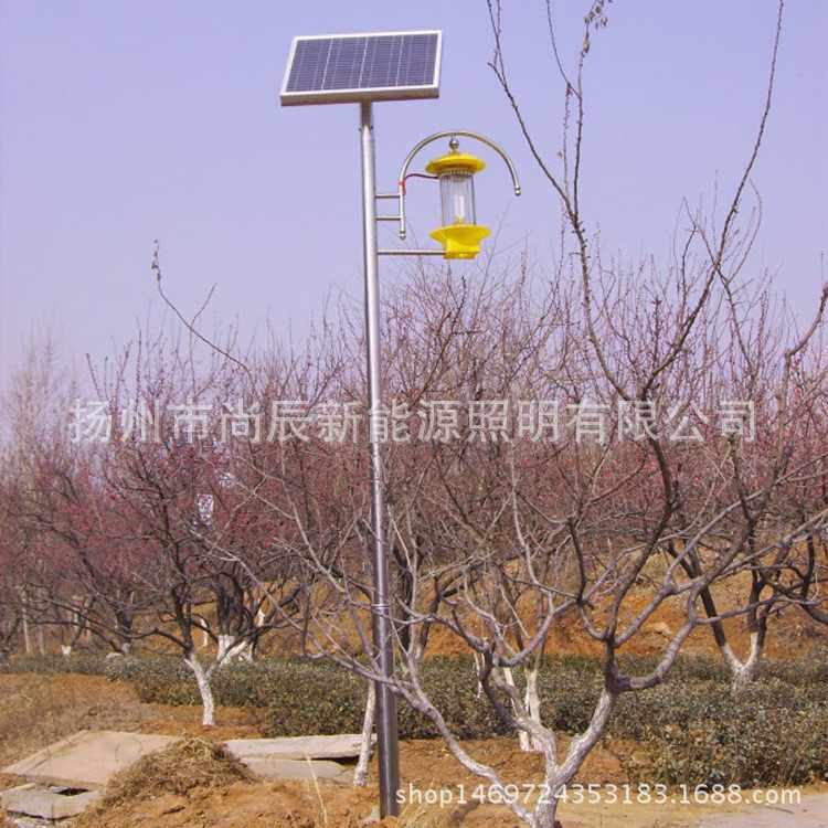 厂家现货不锈钢太阳能灭蚊灯杆 8W12W15W18W20WT8太阳能杀虫灯