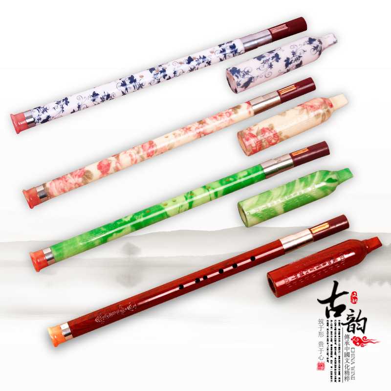 巴乌胶木巴乌竖吹巴乌F调G调仿红木仿白玉仿青花仿翠玉葫芦丝乐器