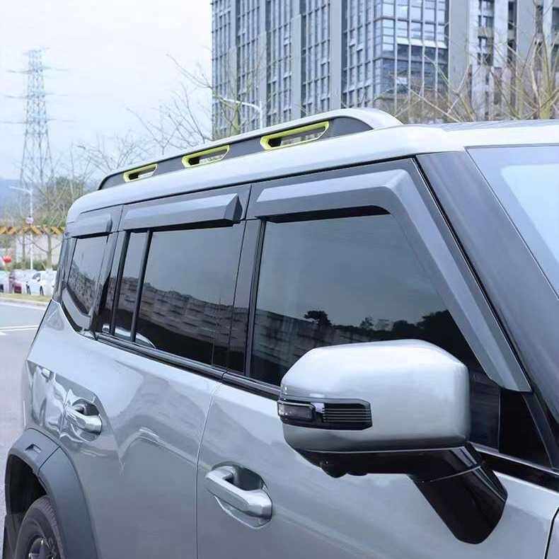 适用于捷途旅行者/山海T2晴雨挡雨眉装饰改装遮雨档机甲版
