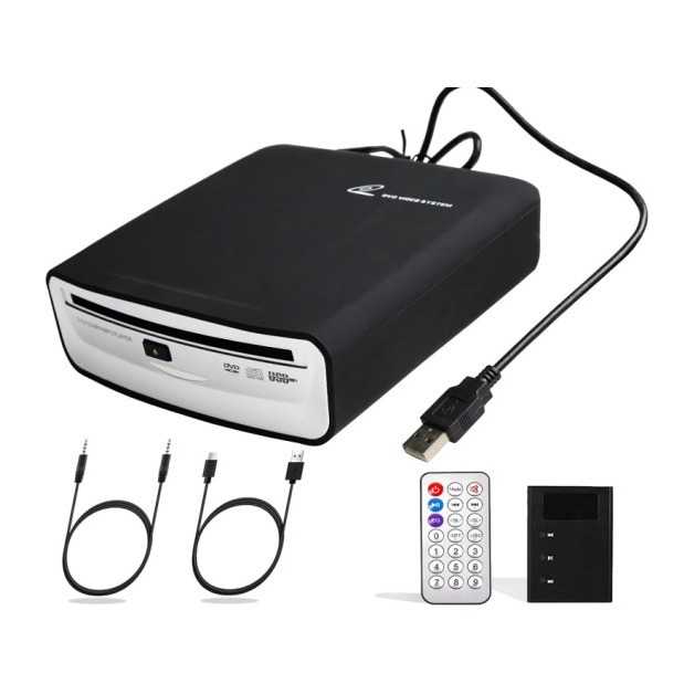 汽车哑巴机安卓系统车载吸入式DVD碟盒USB接口原车大屏CD机播放器