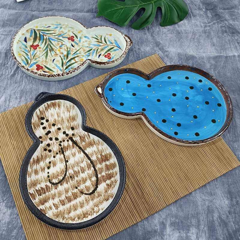 日式料理餐具手绘陶瓷葫芦形盘子菜盘寿司刺身盘点心餐盘网红创意,玩具/童车/益智/积木/模型,垂直悬浮玩具,淘宝优惠券,粉丝福利购,淘宝优惠卷