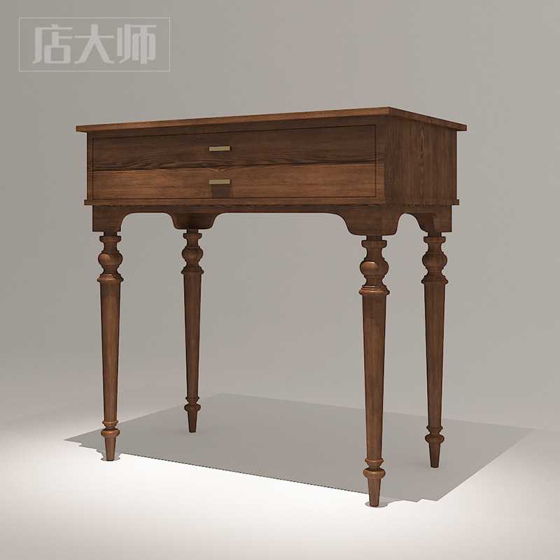 新中式玻璃饰品移动精品柜珠宝陈列柜展示柜子复古商场玉器层柜