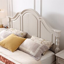 美式纯实木床北美红橡原木家具复古双人榫卯结构储物奶油高端加厚